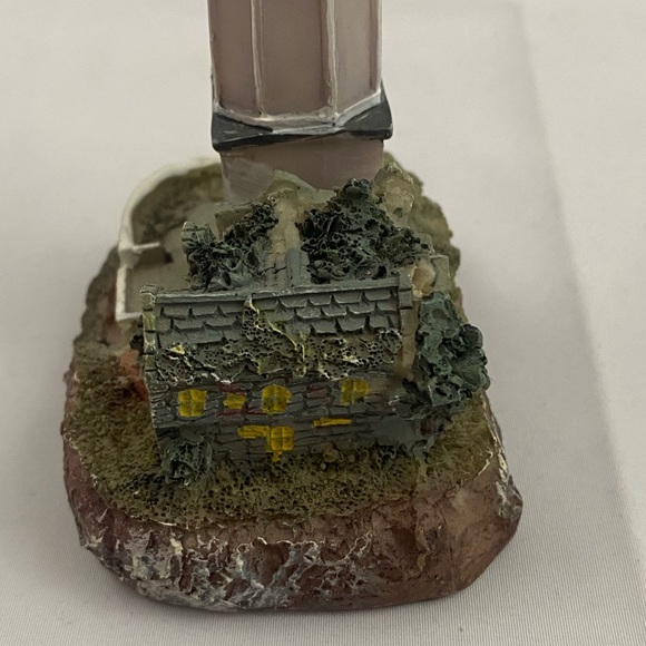 Tradewind Bay By the Shore Polystone Gray Lighthouse with Gothic Manor Attached - Picture 10 of 11